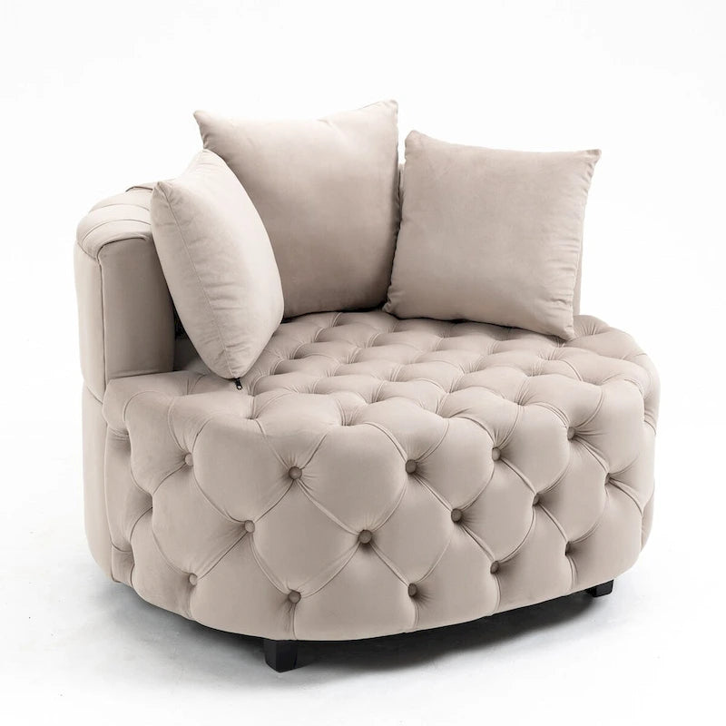 Poltrona di design / Poltrona classica a botte per soggiorno / Poltrona moderna per il tempo libero