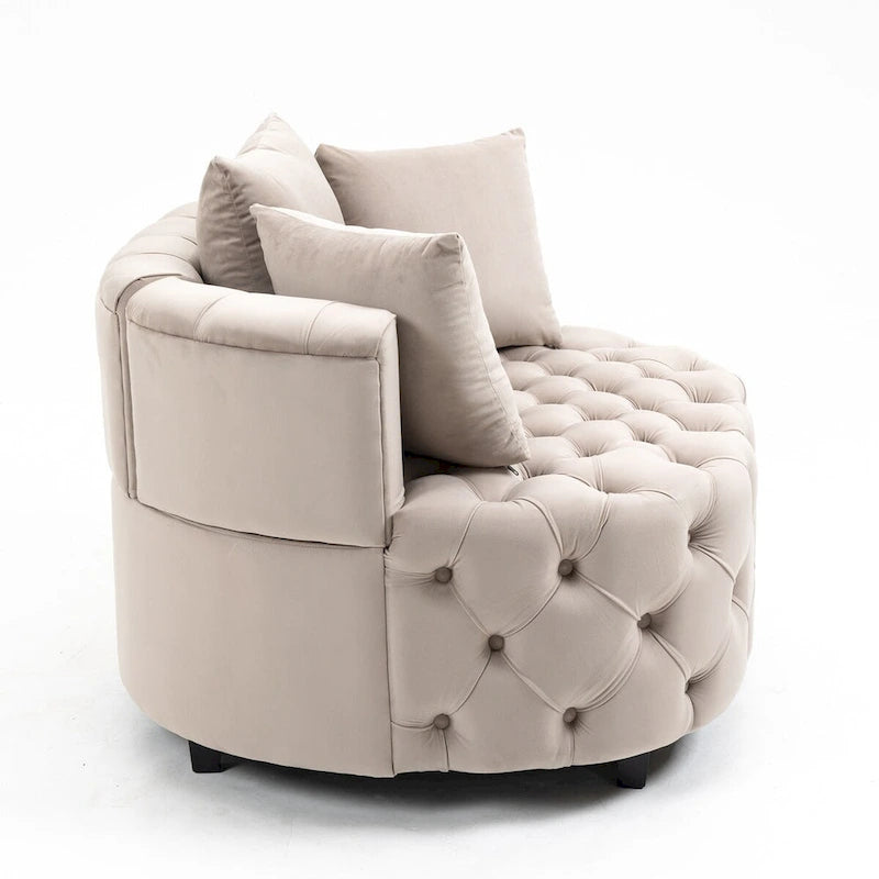 Poltrona di design / Poltrona classica a botte per soggiorno / Poltrona moderna per il tempo libero