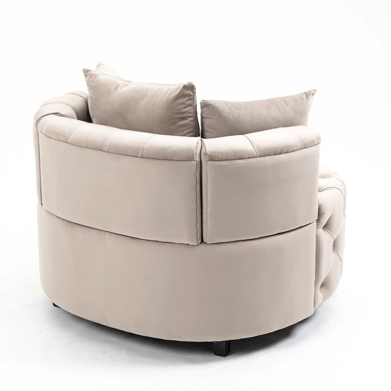 Poltrona di design / Poltrona classica a botte per soggiorno / Poltrona moderna per il tempo libero