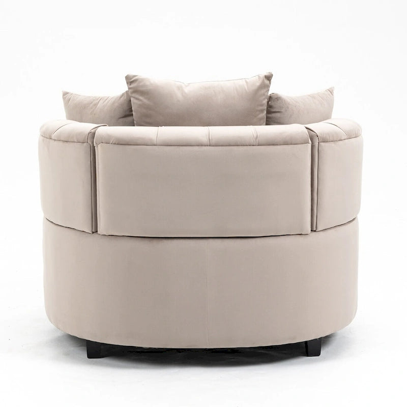 Poltrona di design / Poltrona classica a botte per soggiorno / Poltrona moderna per il tempo libero