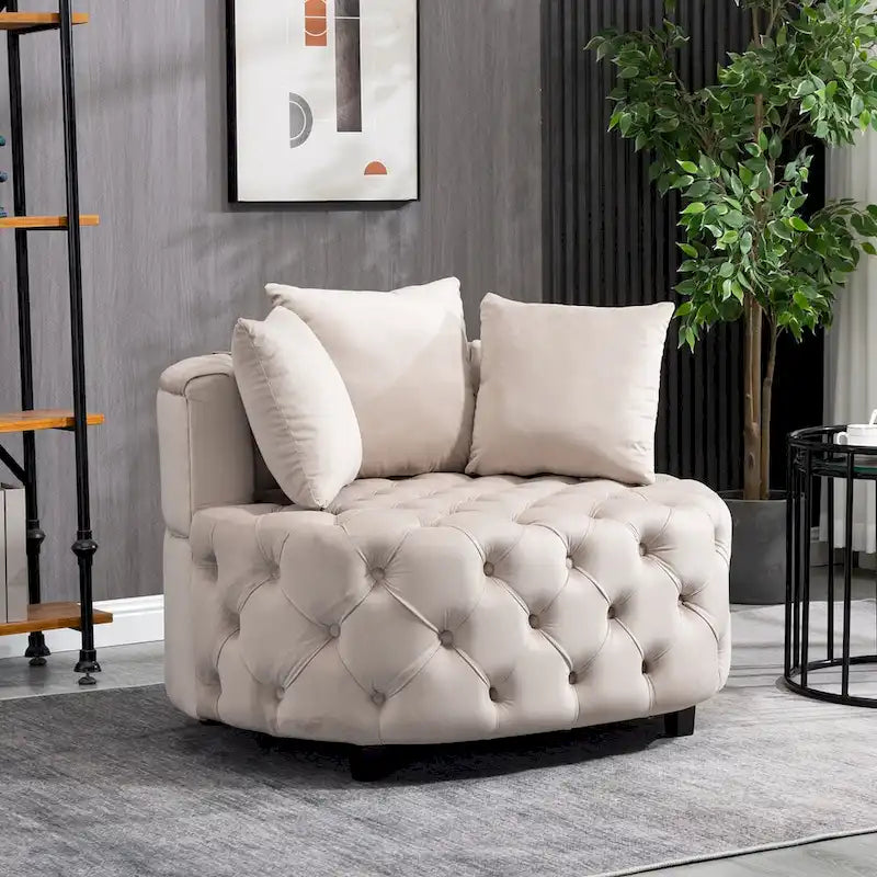 Poltrona di design / Poltrona classica a botte per soggiorno / Poltrona moderna per il tempo libero