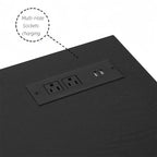 Mobile porta TV da 58" con camino da 18", luci a LED, presa USB - 58"L*15.5"P*24.4"H