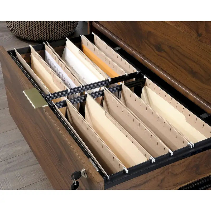 Classificatore laterale a 2 cassetti | Soluzione tradizionale per l'ufficio | Compatibile con documenti formato Letter e Legal