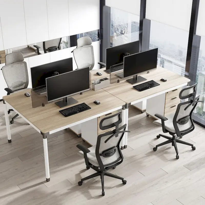 Sedia da Ufficio Ergonomica in Rete | Poggiatesta e Supporto Lombare Regolabili | Girevole a 360° | 100 kg