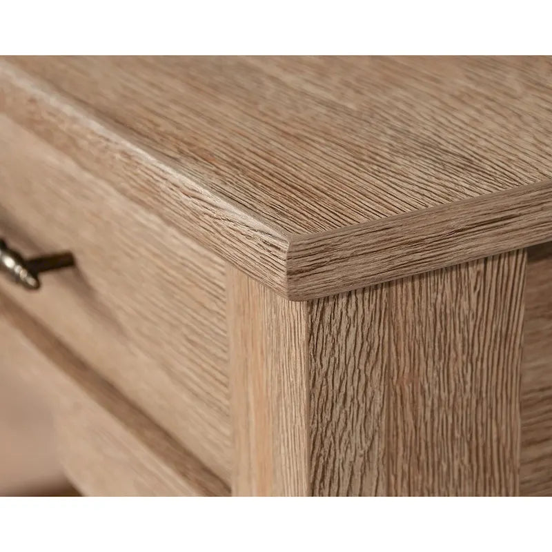 Scrivania in stile rustico da 137 cm | Legno massello | Scrivania per ufficio in stile fattoria