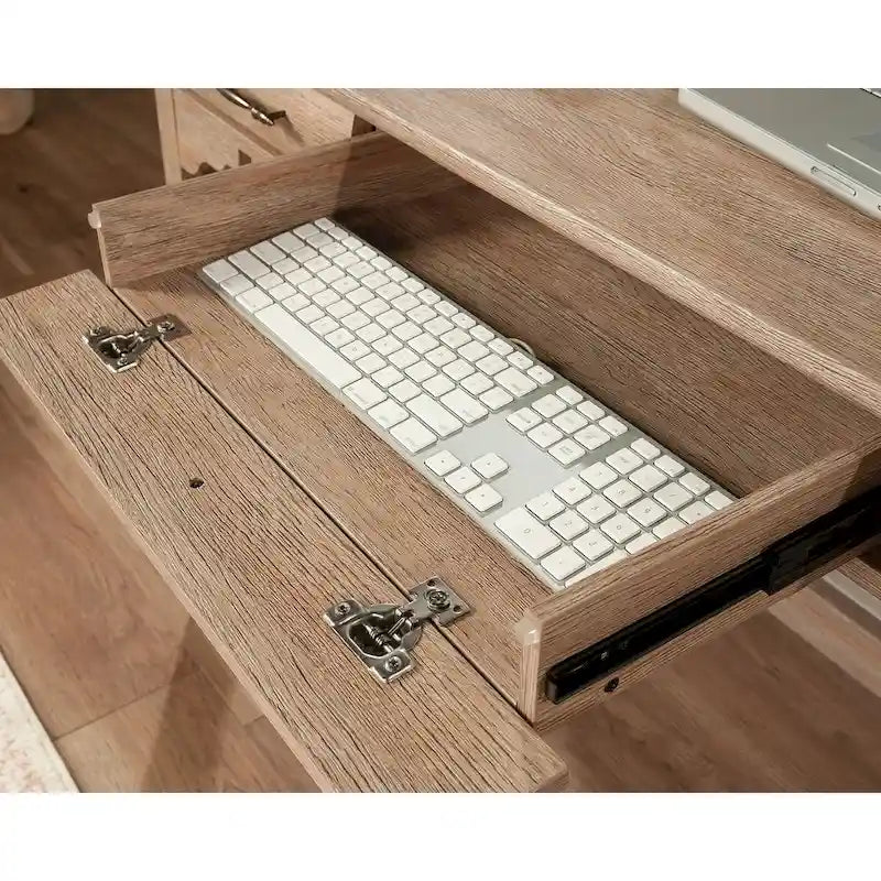 Scrivania in stile rustico da 137 cm | Legno massello | Scrivania per ufficio in stile fattoria