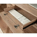 Scrivania in stile rustico da 137 cm | Legno massello | Scrivania per ufficio in stile fattoria