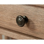 Scrivania in stile rustico da 137 cm | Legno massello | Scrivania per ufficio in stile fattoria