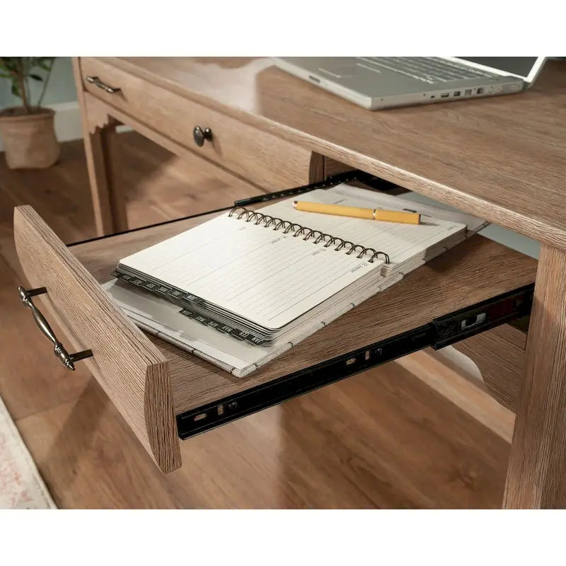 Scrivania in stile rustico da 137 cm | Legno massello | Scrivania per ufficio in stile fattoria