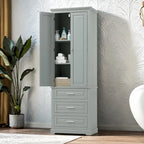 Mobile Contenitore Alto con Tre Cassetti per Bagno/Ufficio
