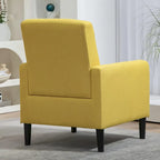Poltrona minimalista ed elegante | Struttura in legno massello | Cuscino morbido in spugna | Sedia d'accento moderna