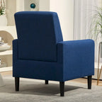 Poltrona minimalista ed elegante | Struttura in legno massello | Cuscino morbido in spugna | Sedia d'accento moderna