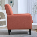 Poltrona minimalista ed elegante | Struttura in legno massello | Cuscino morbido in spugna | Sedia d'accento moderna