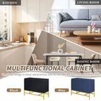 Credenza a 2 ante minimalista e di lusso con gambe in metallo